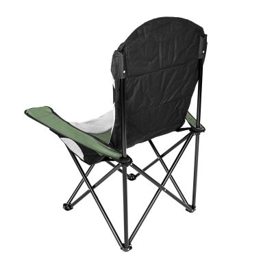 4. LUX FOLDING CAMPING CHAIR 60X60X105CM GREEN-BLACK