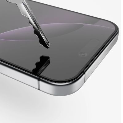 4. Puro Frame Tempered Glass with Frame for iPhone 16 Pro Max