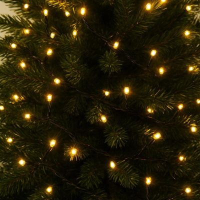 6. CHRISTMAS TREE LIGHTS LIGHT CHAIN 3000 LED TIMER WARM WHITE