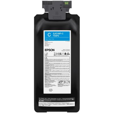 3. Epson SJIC48P-C ink cartridge 1 pc. Original Cyan
