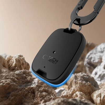4. Tech-Protect Velar case for Apple AirTag 1 / 2 - black