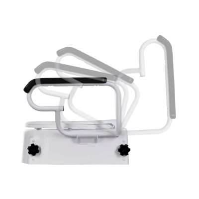 7. Toilet seat extension with handles