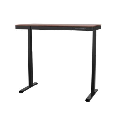 6. Activejet ET119W-C Electric Height Adjustable Desk, Black/Walnut. Tabletop dimensions: 140 x 70 cm.