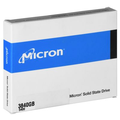 6. Micron 5400 PRO 3.84TB SATA 2.5" SSD drive MTFDDAK3T8TGA-1BC1ZABYYR (DWPD 1.5)