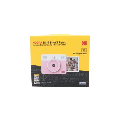 Kodak Mini Shot3 Retro 2in1 Camera & Printer Pink retail