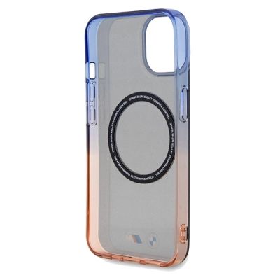 7. BMW Gradient Bumper MagSafe Case for iPhone 15 Plus / 14 Plus - Gray