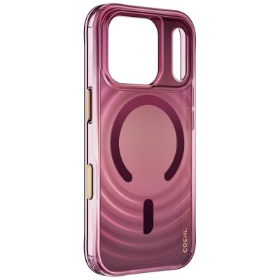 3. Uniq Coehl Vela Magnetic Charging Case for iPhone 18 Pro / 17 Pro - Burgundy