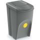 8. GARBAGE BINS 35 L SORTIBOX SET 4 PCS GREY STONE
