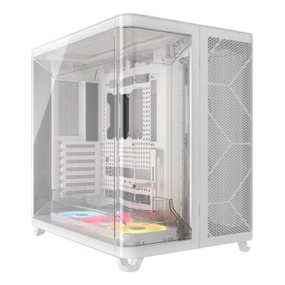 2. Corsair AIR 5400 LX-R RGB iCUE LINK Midi Tower White