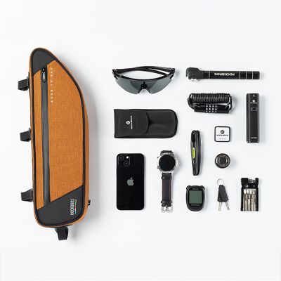 7. Rockbros TL003 ROAD TO SKY 2L Frame Bag Waterproof – Orange