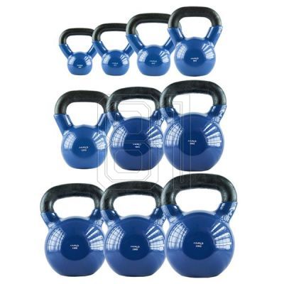11. Kettlebell iron covered with vinyl HMS KNV32 BLUE