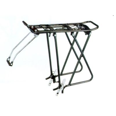 Luggage rack 24-28'' adjustable aluminum IB black