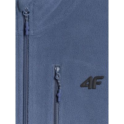 8. Men’s Regular-Fit Fleece Jacket with Stand-Up Collar 4F 4FRMM00TFLEM435-32S