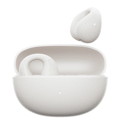 3. OWS QCY Crossky C10 Earphones with ENC Clip IPX5 Bluetooth 5.4 - White