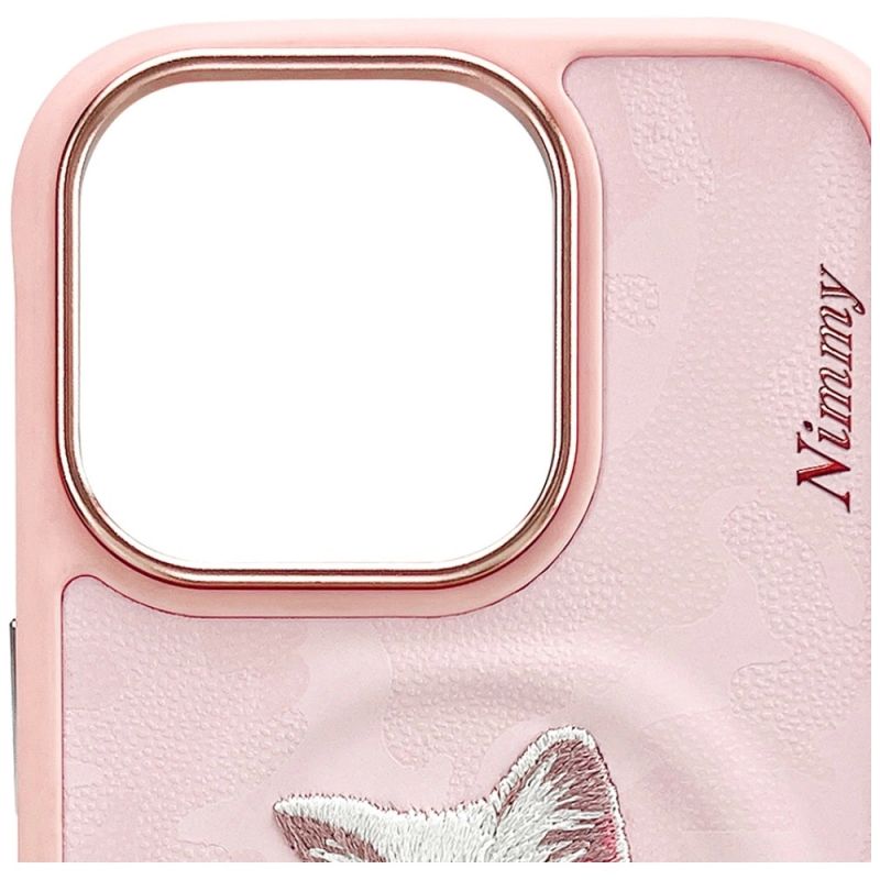 3. Nimmy Magnetic fashion cute pet MagSafe case for iPhone 16 Pro - pink