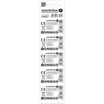 EVERACTIVE LITHIUM BATTERY CR2477 BLISTER 5 PCS CR24775BL