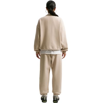 6. Women's Nike Studio Fleece Cream Sweatshirt IM8082 236