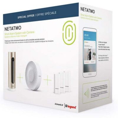 2. Netatmo NBU-ICCS camera with sensors and siren set