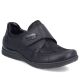 Rieker 48954-00 comfortable black women's shoes with Velcro