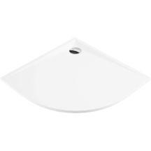 Semi-circular acrylic shower tray 90 cm
