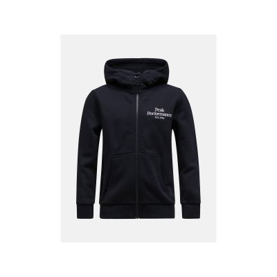 5. Peak Performance Jr Original Zip Hood black