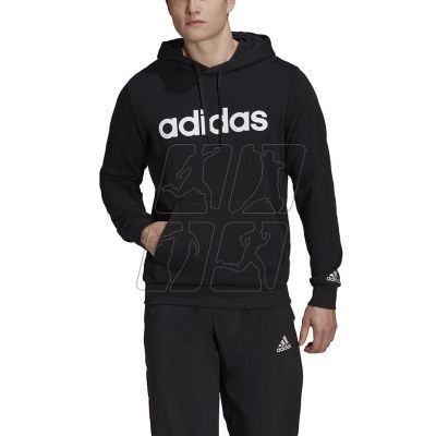 3. adidas Essentials French Terry Linear Logo Hoodie M GK9064