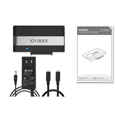 7. IcyDock USB4 to 15mm U.2/U.3 SSD External Adapter