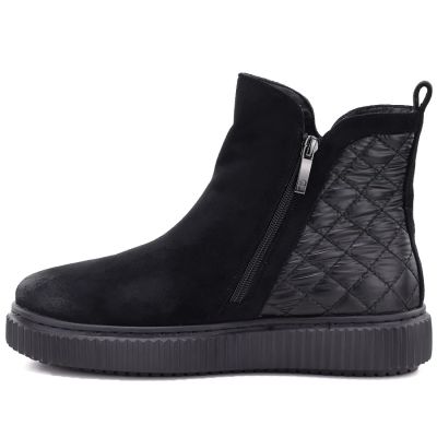7. Women's insulated black ankle boots Potocki Z25-JE19365