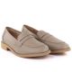 3. Beige leather loafers Jezzi SFY25128