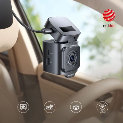 12. Baseus PrimeTrip VD1 Pro Car DVR 4K+1080p with Battery - Black