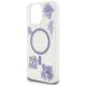 6. Guess Resin Flowers MagSafe case for iPhone 16 Pro - purple