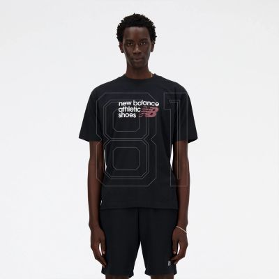 5. New Balance S/S Brand T-Sh M MT41524BK T-shirt