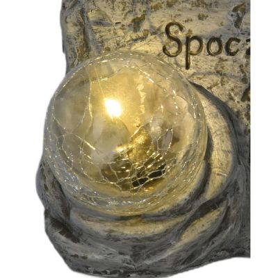 3. ANGEL FIGURE LED GRAVESTONE CANDLE REST IN PEACE