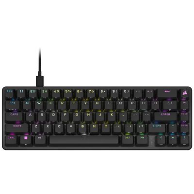 9. Corsair K65 PRO MINI Gaming Keyboard USB QWERTZ German Black