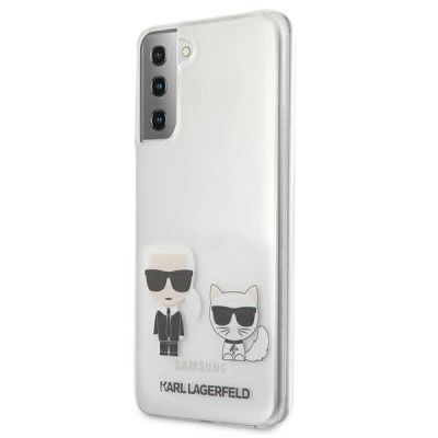 2. Karl Lagerfeld Karl&Choupette Case for Samsung Galaxy S21+ - Transparent