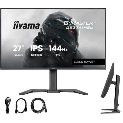 2. IIYAMA LED IPS MONITOR 27" GB2741HSU-B1 Black Hawk 144Hz