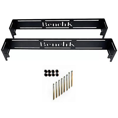 Black Mounting Brackets for BENCHK WHB SB Wall Bars
