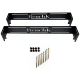 Black Mounting Brackets for BENCHK WHB SB Wall Bars