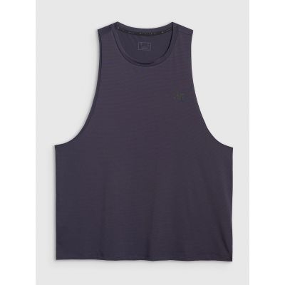 6. Men's quick-drying training tank top 4F 4FWAW25TFSLM554-30S