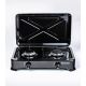 Ravanson K-02TB 2-burner portable gas stove (black)