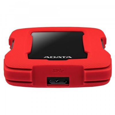 4. ADATA HD330 External HDD Drive (2TB; 2.5"; USB 3.2; red)