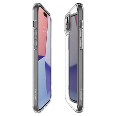 13. Spigen Crystal Hybrid iPhone 15 Plus Case - Clear