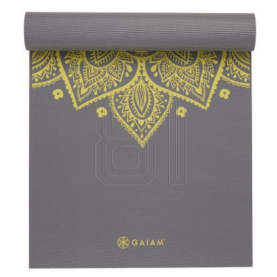 4. Yoga mat Gaiam &quot;CITRON SUNDIAL&quot; 6mm 61333