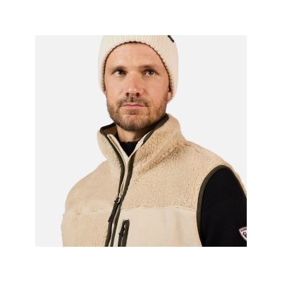 5. ROSSIGNOL Men's All Track Sherpa Vest Gray
