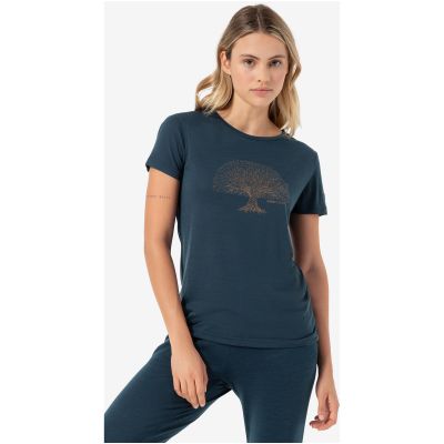 3. Women's short-sleeve SUPER.NATURAL W TREE OF KNOWLEDGE TEE, navy blue
