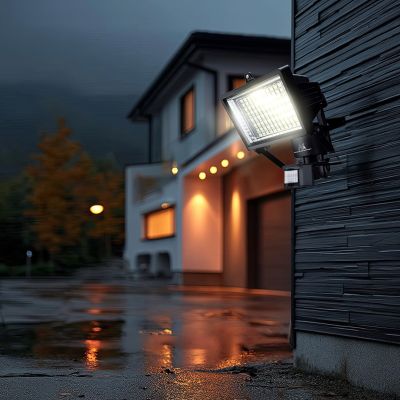 16. MACLEAN SOLAR LED FLOODLIGHT WITH SENSOR IP44 MCE442