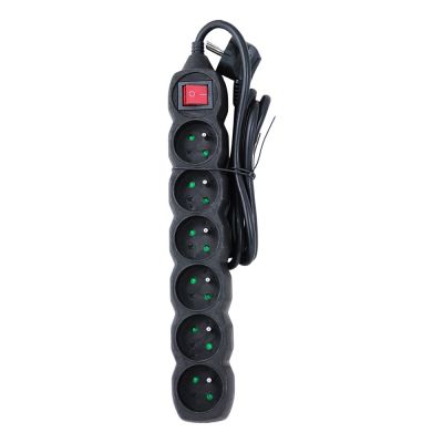 7. ESPERANZA POWER STRIP 6-SOCKET SWITCH 1.5M BLACK ELK217K