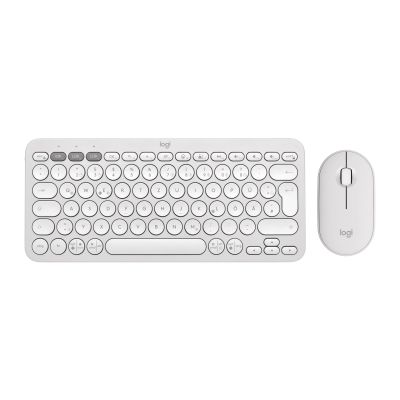 27. Logitech 920-012204 Keyboard Mouse Included Universal RF Wireless + Bluetooth QWERTZ German White