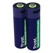 AA Trust USB-C RECHARGEABLE BATTERIES 2P