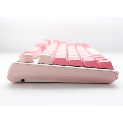 9. Ducky One 3 TKL Gossamer Pink Gaming Keyboard USB German Pink, White